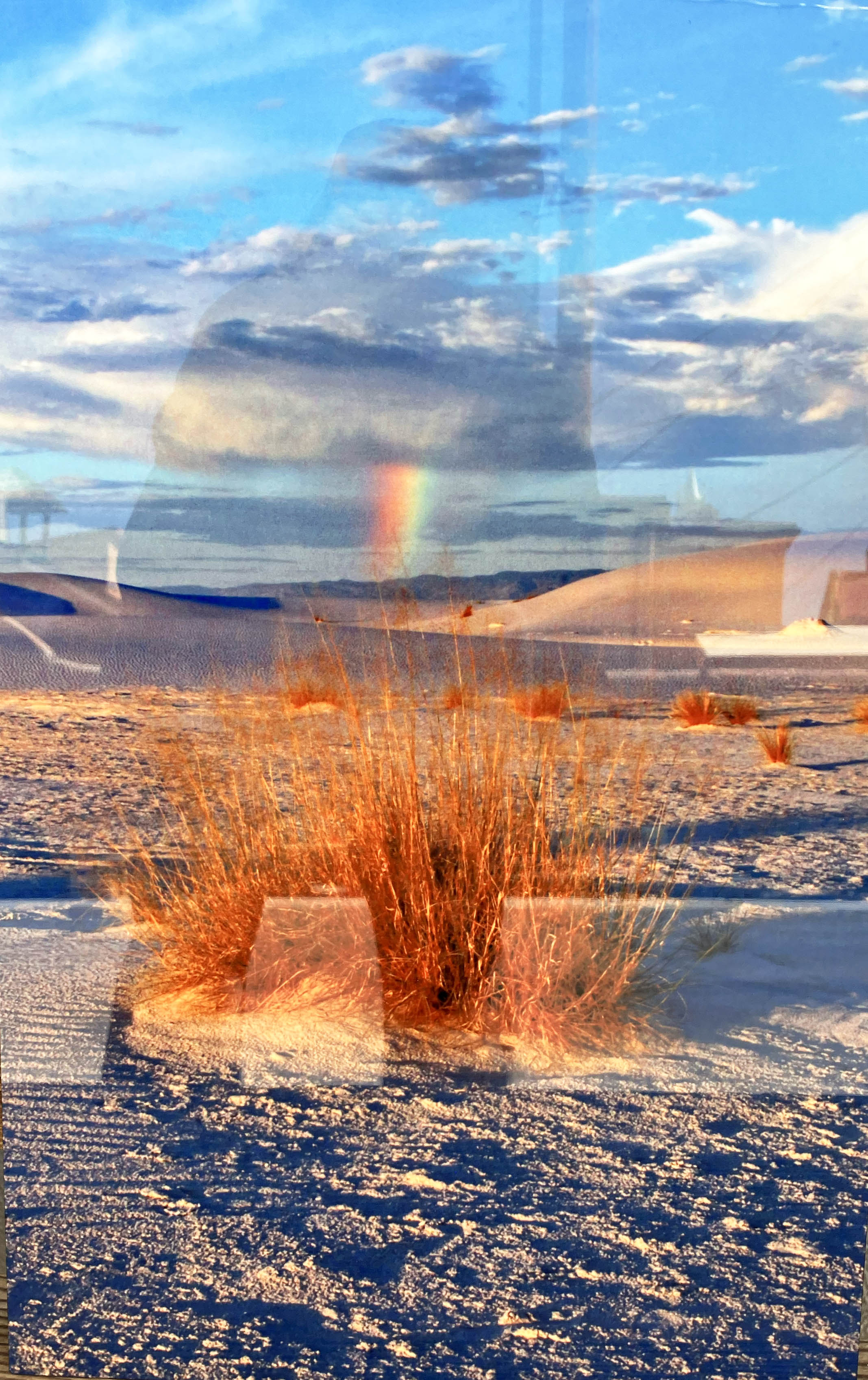 Val Eisenhower | Photograph of White Sands National Park Rainbow | Penfield Gallery of Indian Arts | Albuquerque, New Mexico